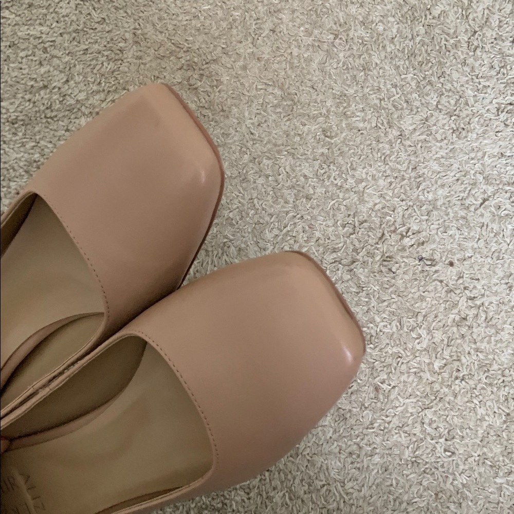 Naturalizer Womens Warner Square Toe Block Heel Pump Shoes Size: 9.5 - Picture 4 of 8